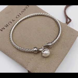 David Yurman pearl cable bracelet